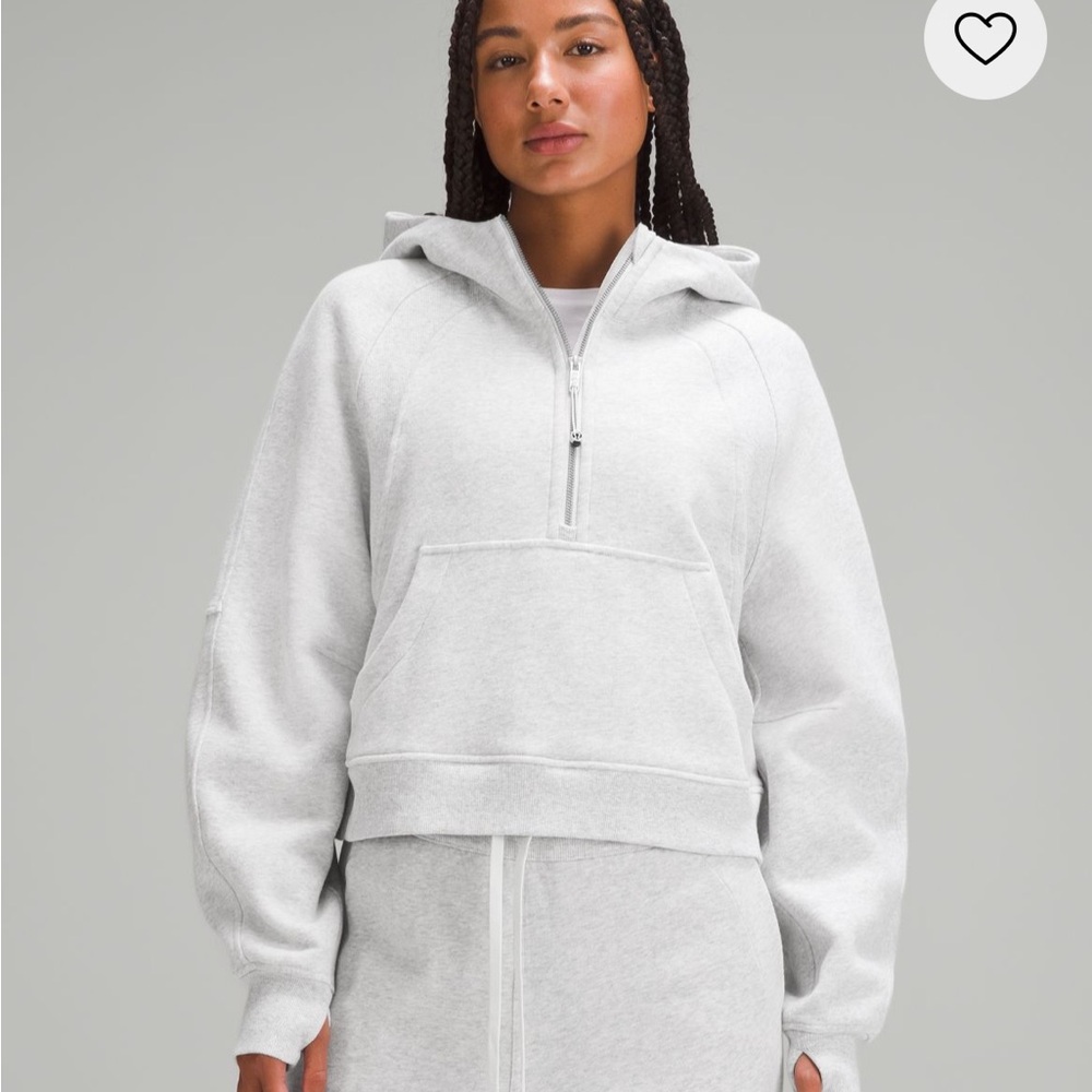 lululemon athletica oversized half zip scuba
